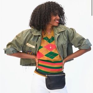 EUC Clare V. Fanny Pack in Black Leather